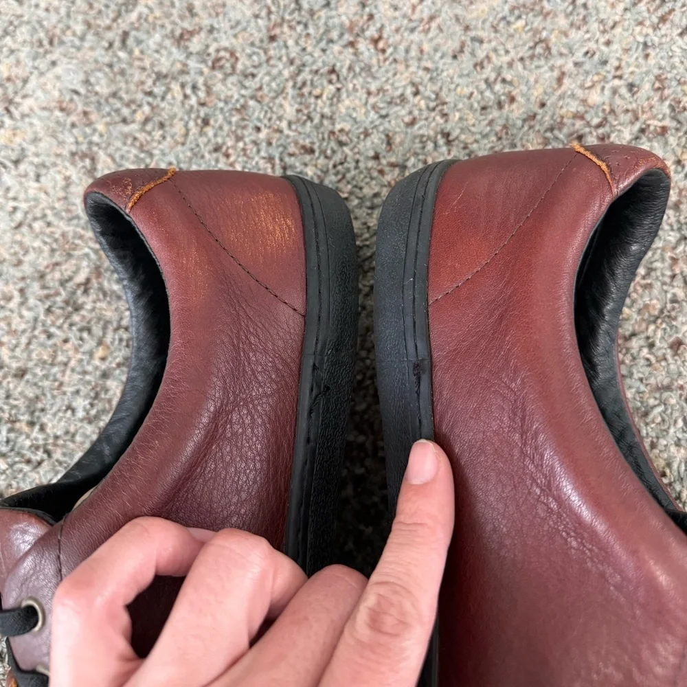 Birchbury Bramford barefoot shoe brown minimal slip-on size 15